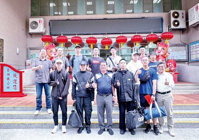 金湖役男入營。（金湖鎮公所提供）