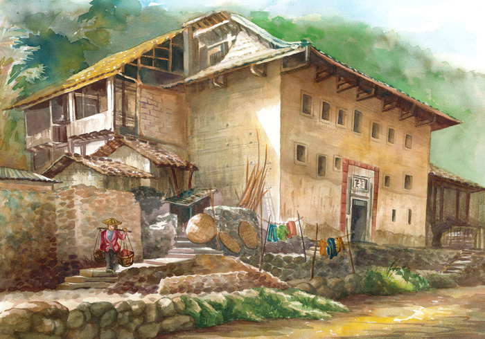 「城人之美－金城國中美術班畢業展暨成果展」作品之一。
（文化局提供）