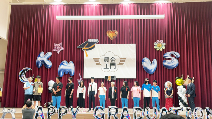 金門農工115級畢業典禮。（呂肇忠攝）