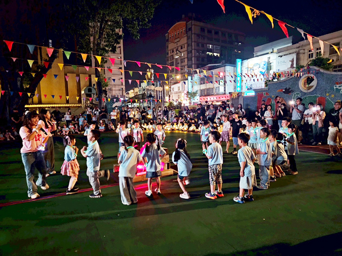 金城幼兒園舉辦畢業晚會，歡送即將踏上人生另一旅程的幼童們。（金城幼兒園提供）