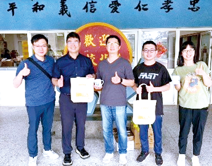 免試入學推動團隊前往五所學校宣導。（金門農工提供）