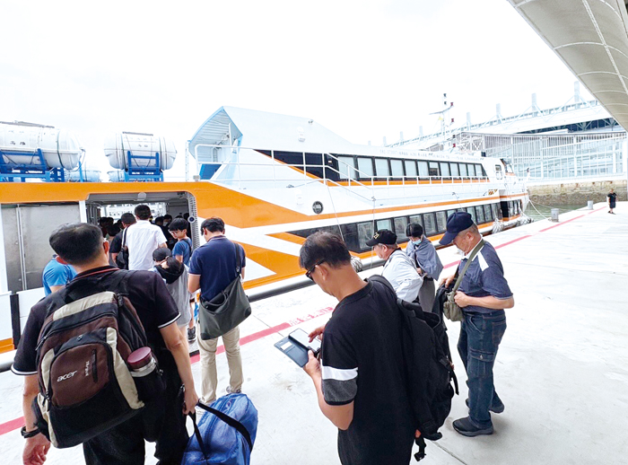 金廈小兩岸往來熱絡，但台北與北京大兩岸關係緊張，「海峽論壇」再次成為角力焦點。（李金生攝）