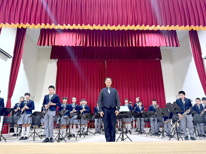 柏村國小115年度豎笛音樂會。（呂肇忠攝）