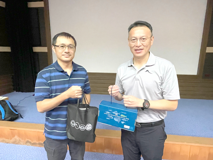 金管處邀張懿教授分享社區參與海洋資源管理經驗。（金管處提供）