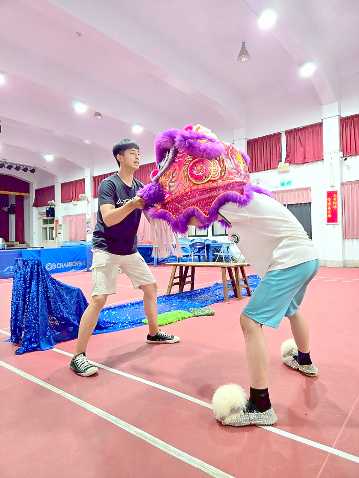 烈中醒獅隊指導教練林聖祐，獲錄取全國民俗運動青年指導員。
（烈中提供）