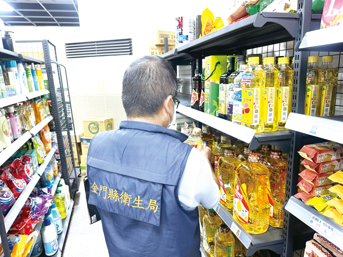 經清查，本次被公布之問題產品未流入金門縣販售。（衛生局提供）