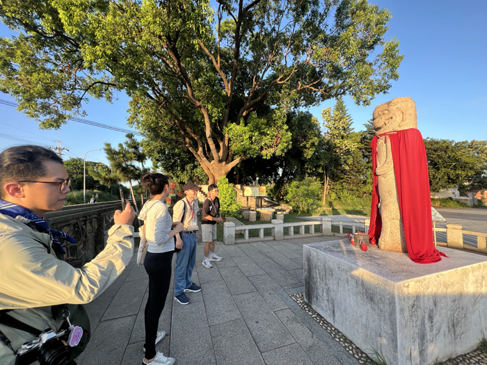 北風獅爺是聚落守護神。（林秉志攝）