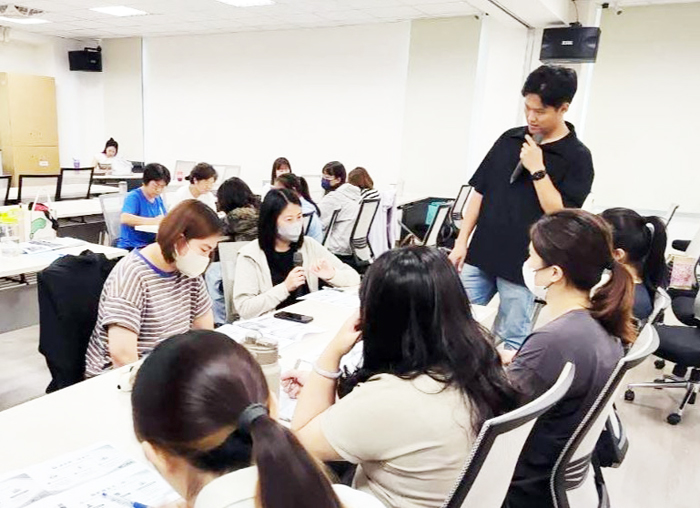 「看不見的風險│數位時代的性別暴力」專業人員教育訓練。
（金門縣婦女福利中心提供）