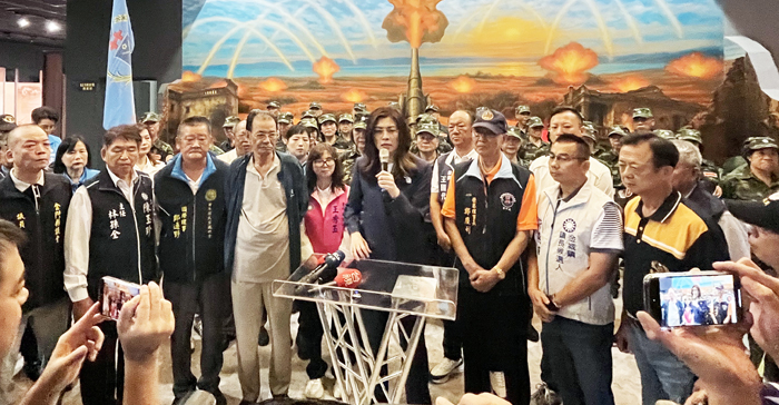 國民黨主席鄭麗文參加八二三戰役68週年紀念活動，並發表「金門和平宣言」。
（莊煥寧攝）
