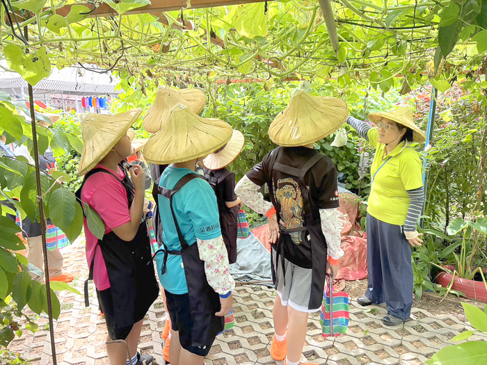 學員走進農田進行體驗。（主辦單位提供）