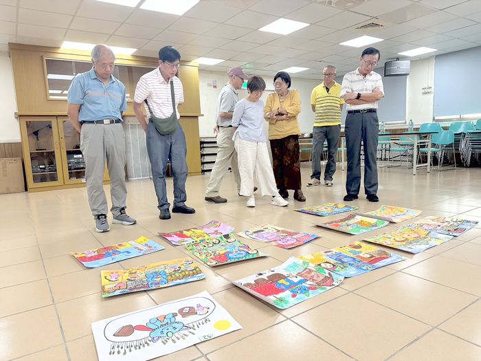 參賽作品評選。（金沙鎮公所提供）