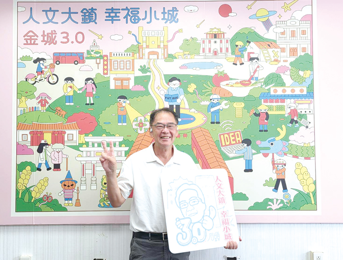 石兆瑉規劃各里電影欣賞。（許峻魁攝）