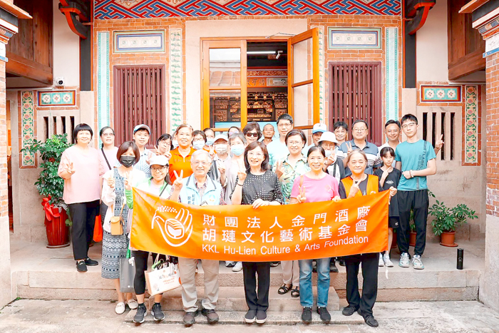 謝文宜以「創造你想要的人生」為專題進行分享。（胡璉文化藝術基金會提供）