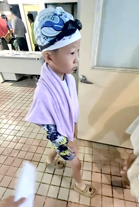 何浦國小學生謝淙緯。（何浦國小提供）