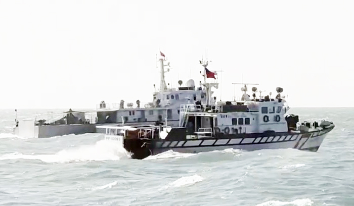 雙十國慶前夕中國海警再擾金門，海巡預先部署全時守護藍色國土。（海巡署提供）