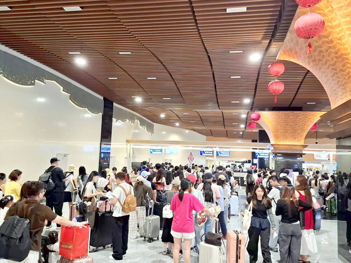 大陸「十一」黃金周假期，累計8,596人次陸客踏上金門。（觀光處提供）