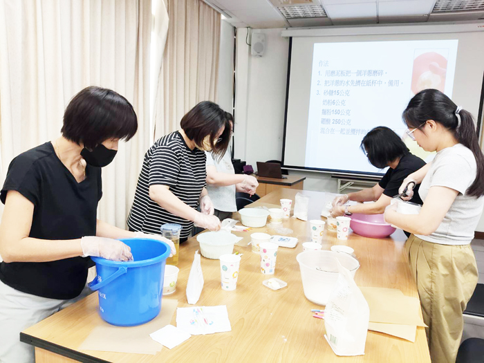 社會處新住民家庭服務中心開設提升生活知能課程，希望能藉此幫助新住民朋友更快融入在地環境。（新住民家庭服務中心提供）