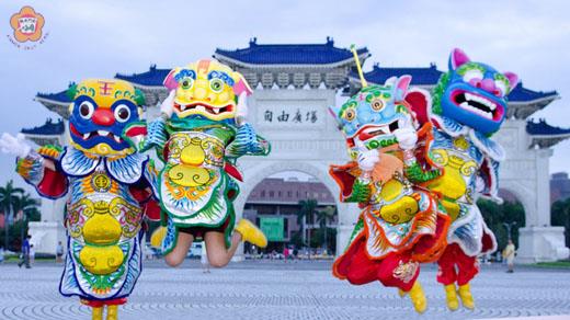   「金門電音風獅爺」曾參加過風獅爺遊台灣活動。（金門電音風獅爺提供）
