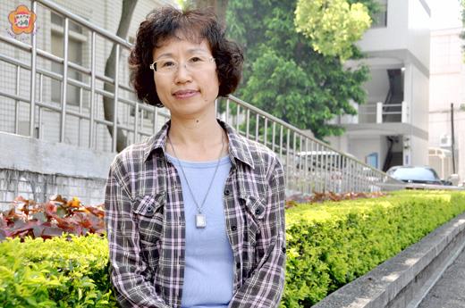 　高雄市油廠國小校長吳慧珠是烈嶼女兒，致力推動全人教育不遺餘力。（翁碧蓮攝）