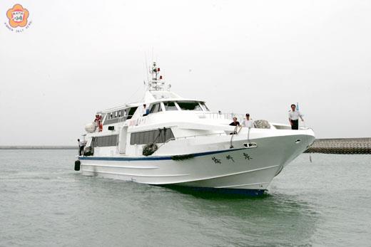   受到颱風外圍環流影響，金廈泉小三通昨有部份航班停航。（董森堡攝）