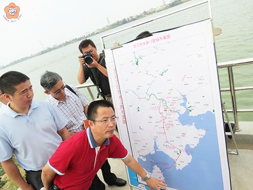   福建省供水有限公司總經理朱金良表示，「晉江引水方案」對金門將採行「三優供水」，那就是優先、優質、優價！（張建騰攝）