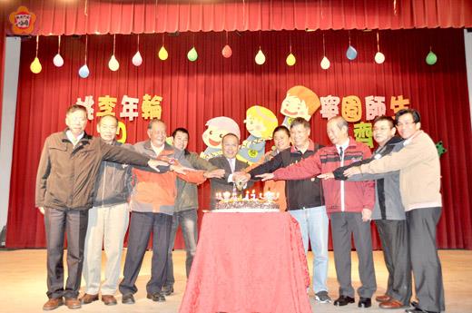 金寧國民中小學昨日舉行47週年校慶活動。(許加泰攝)