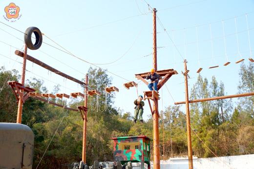   縣府「柳營步兵體驗園區體驗遊」將開放至初十，歡迎挑戰。（本報資料照片）