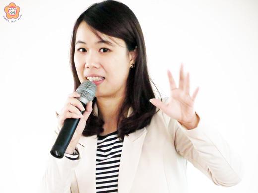   朱芳誼：多肯定，多讚美，教師、教保員或父母自己就會是孩子的「增強物」！（張建騰攝）