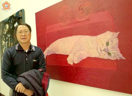 張金成率隊看亞展
  張建騰／圖文