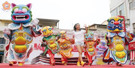 黃志強成立金門風獅爺電音團，為孩子圓夢，讓風獅爺走出金門風景。 
