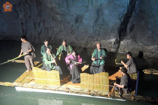   金門國家公園「百鳥歸巢入翟山」南管表演，邀請「心心南管樂坊」樂家演出。（許加泰攝）