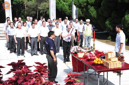 明監國魯王397週年冥誕,金門各界昨舉辦公祭。(許峻魁攝)