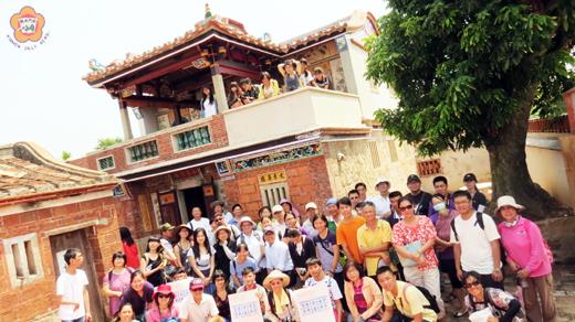   僑村散步－建築與文化導覽，昨天在「浦邊」舉辦。（張建騰攝）