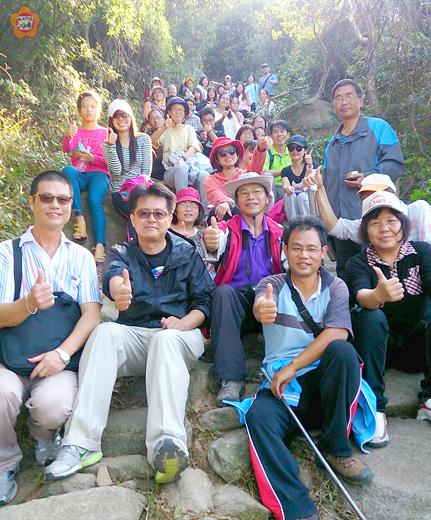 「浯洲仙山傳奇-挑戰豆腐古道」第三場,仍吸引爆滿民眾參與。(陳麗妤攝)