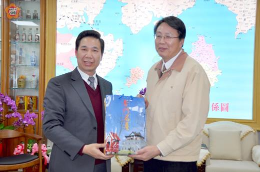 金門日報全球資訊網 台電處長拜訪府會 陳縣長籲請台電綢繆缺電之虞