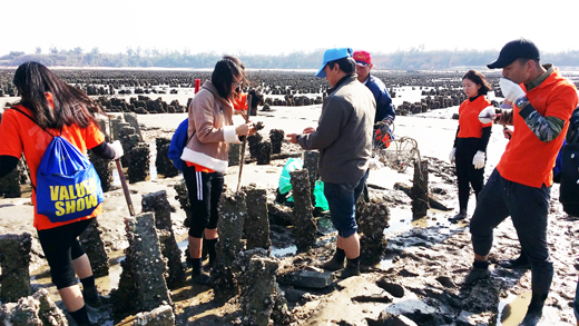 水試所與大陸「新天會展團隊」舉辦「漁村產業經營與創新實務工作假期」,帶給遊客全新的旅遊經驗。(李金鎗攝)