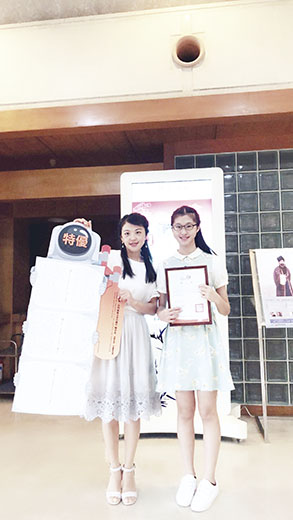 金沙國中陳宇彤在107年全國溫世仁作文賽獲特優獎。
（金沙國中提供）
