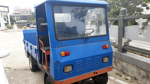 遭警方查扣之農地搬運車。
（金湖分局提供）