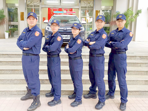 新式警服將在明日換新裝，縣警局將同步換新。
（縣警局提供）