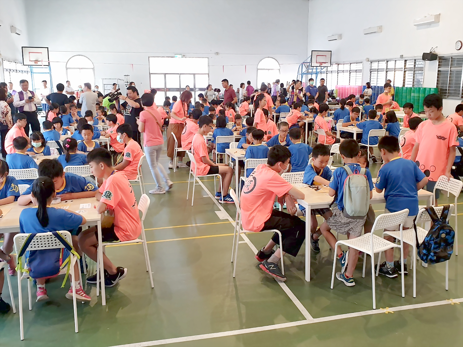 新苗盃在金鼎國小開賽。（許峻魁攝）