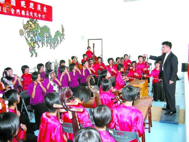 青少年國樂巡迴演出列車開抵烈嶼