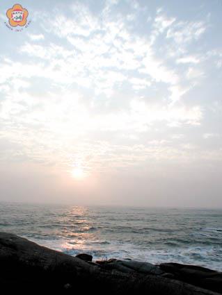 新年第一道曙光普照浯島