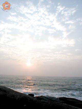 新年第一道曙光普照浯島