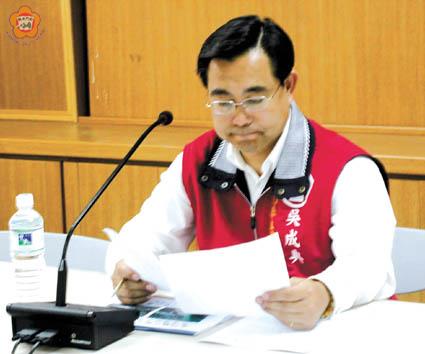 協調太湖水庫週邊排水整治工程經費事宜吳成典盼中央匡列預算