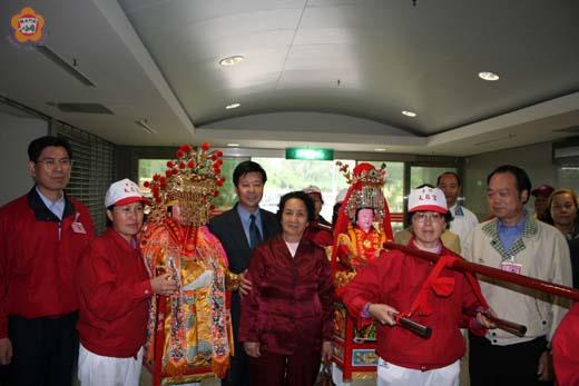 大陸湄洲媽祖起駕回鑾李縣長:祈佑金門更安定繁榮