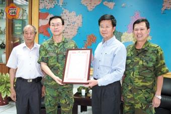 感謝李縣長謝議長營造良好軍民關係