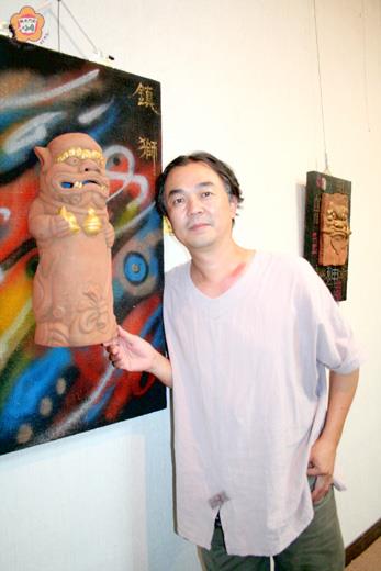 「風伯傳人」王明宗又有新嘗試。(蔡家蓁攝)