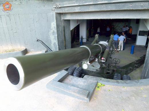 金門縣政府希望國防部鼎力協助提供軍事據點轉化所需之老舊及汰除役武器以供陳展。(李增汪攝)
