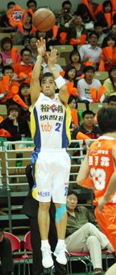   楊哲宜是裕隆的「寶兒」，也是金門的「寶兒」。（裕隆籃球隊後援會提供） 