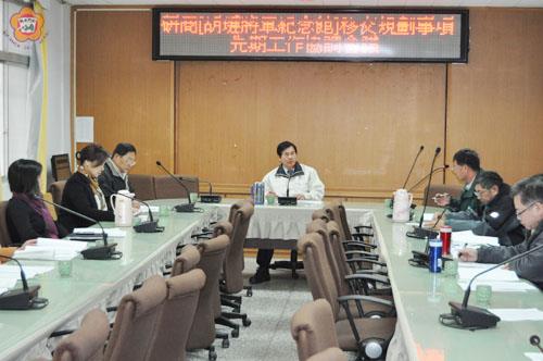胡璉將軍紀念館新建工程預計在今年二月份全部竣工,竣工後將移交金管處經營管理:金門縣政府昨並邀集金管處等進行移交規劃事項作先期工作協調。(李增汪攝)